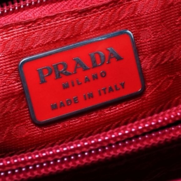 Rare patent leather prada tote bag clear handles - Picture 6 of 11